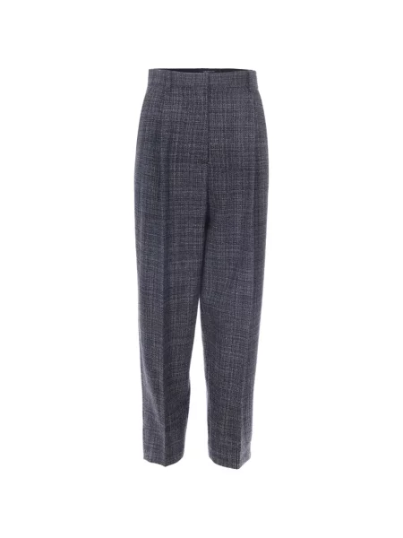 Bouclé pantaloni Fabiana Filippi albastru
