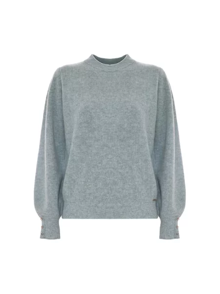 Sweter Kocca wełniany zielony