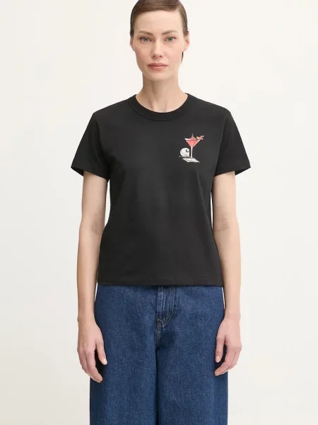 Carhartt WIP tricou din W S/S Jake Garcia negru