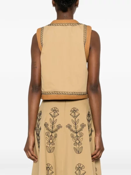 Vestă Antik Batik cu model floral