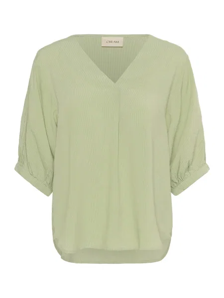 Cream Bluză pastel verde