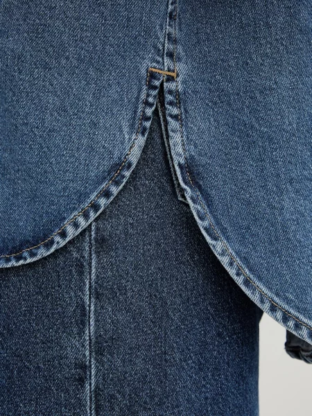 Классическая ошейниковый рубашка Allsaints синяя
