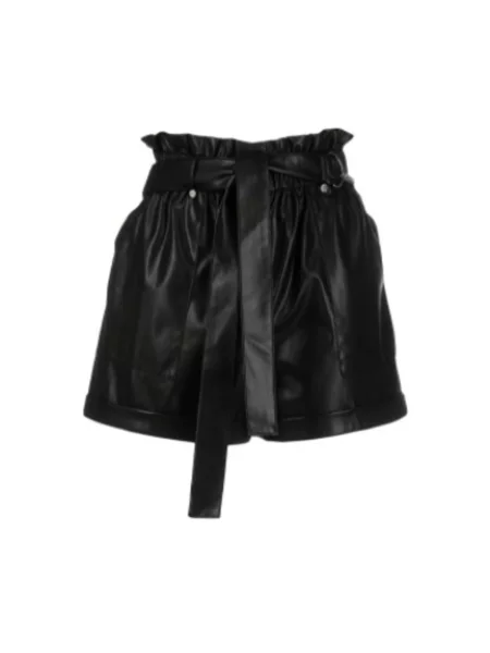 Krótkie szorty Patrizia Pepe czarne