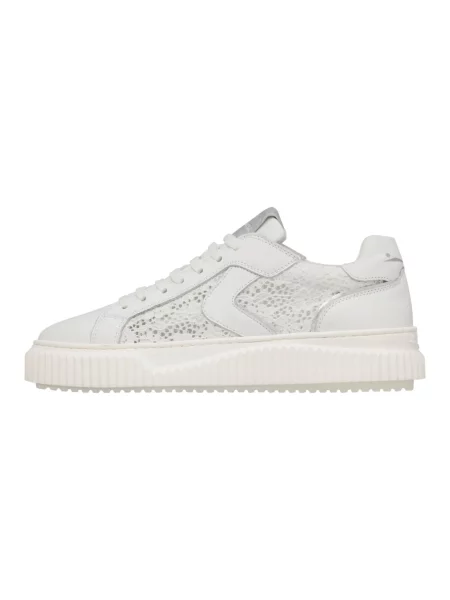 Sneakersy Voile Blanche skórzane białe
