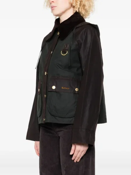 Geacă Barbour cu glugă verde