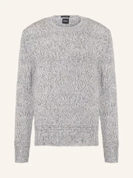 Boss Sweter Felias weiss szary