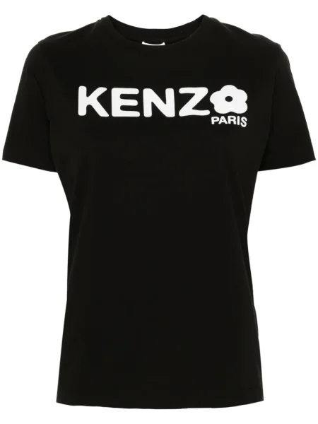 Tricou Kenzo cu model floral negru