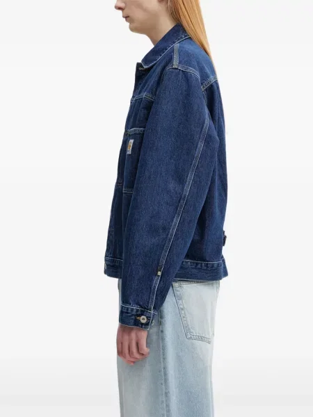 Farmer dzseki Carhartt Wip autogrammal kék