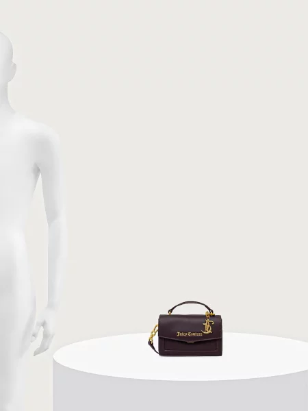 Кожаная сумка через плечо Juicy Couture