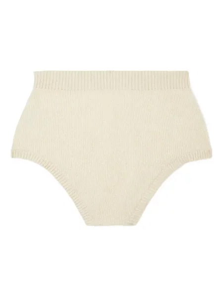 Pantaloni scurți Alanui din cașmir alb