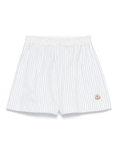 Pantaloni scurți Moncler cu dungi albastru