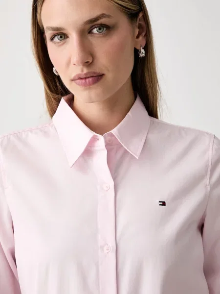 Tommy Hilfiger риза дамска от розово