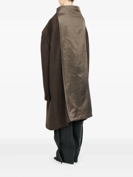 Palton Mm6 Maison Margiela de lână maro