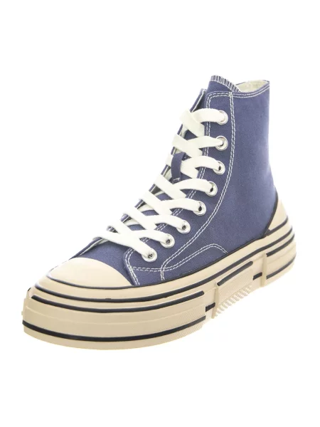 Sneakersy Jeffrey Campbell sznurowane niebieskie