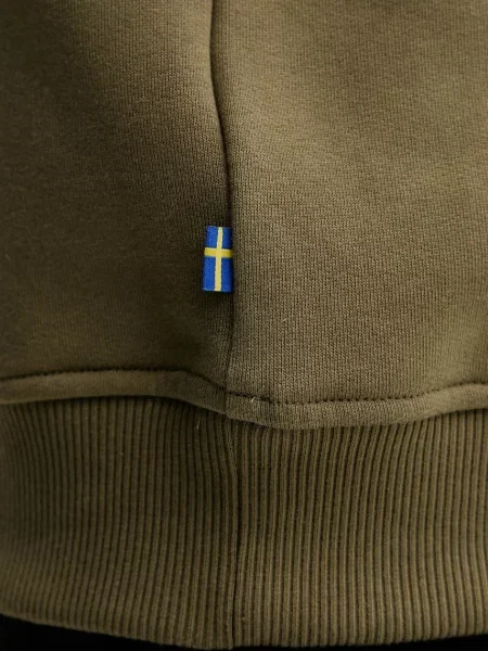 Спортивна кофта Fjallraven Fjällräven Classic з аплікацією зелений