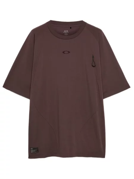 Tricou Oakley cu broderie maro