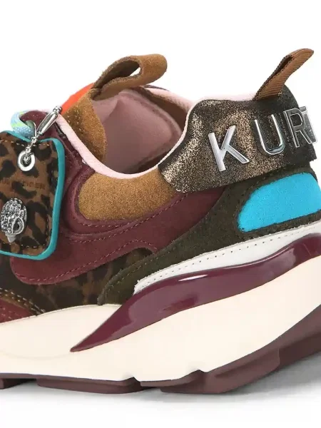 Кожаные кроссовки Kurt Geiger London коричневые
