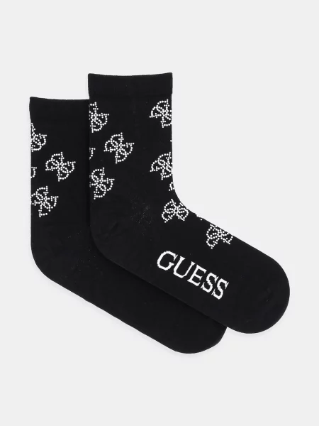 Чорапи Guess черно