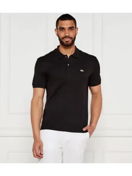 Lacoste polo de neted negru