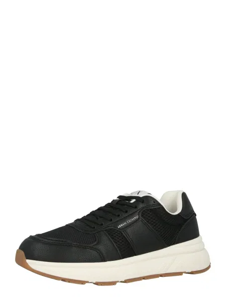 Sneakerși Armani Exchange negru