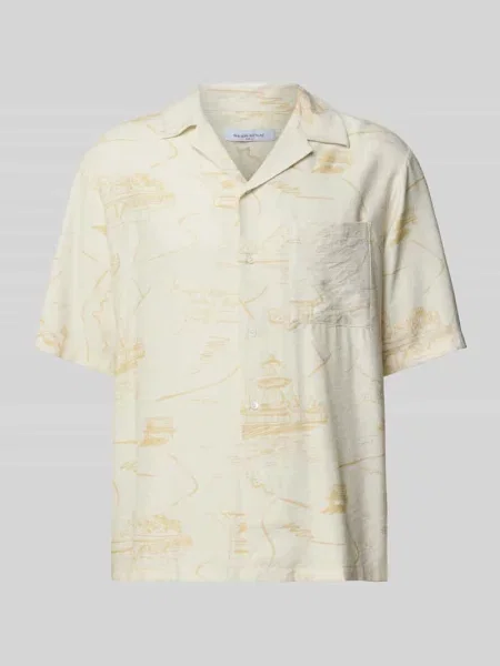 Koszula casualowa o kroju regular fit z mieszanki Maison Kitsune