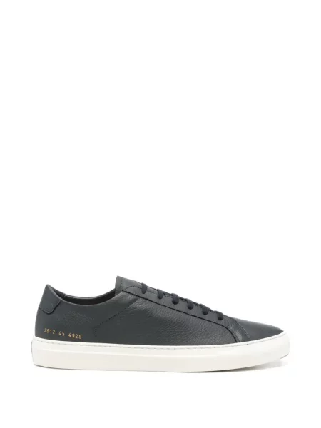 Sneakerși Common Projects din piele albastru