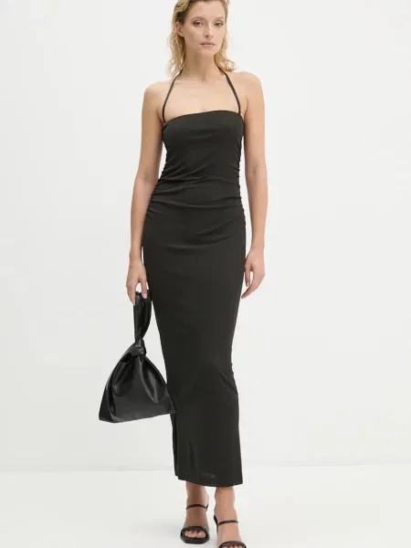 Nanushka rochie ELIZ negru