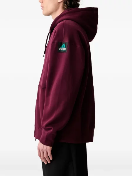 Hanorac Adidas cu dungi cu imagine plasă negru