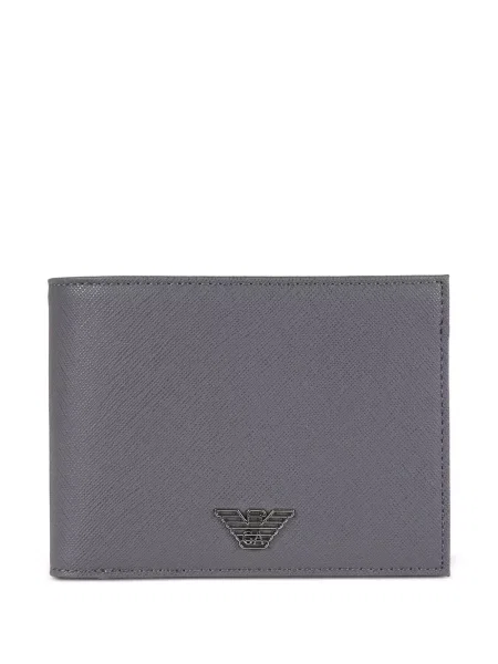 Portofel Emporio Armani cu autograf gri