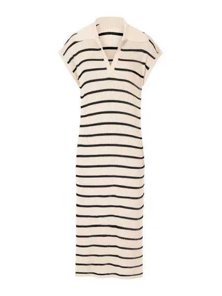 Imily Bela Rochie tricotat bej negru