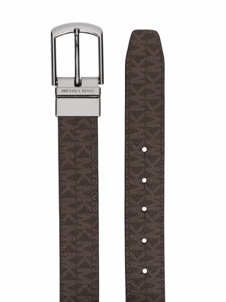 Raštuotas diržas Michael Kors ruda