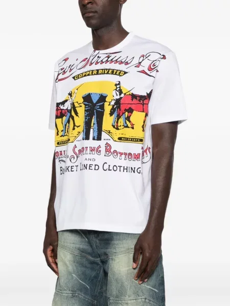 Tricou Junya Watanabe Man cu imagine alb