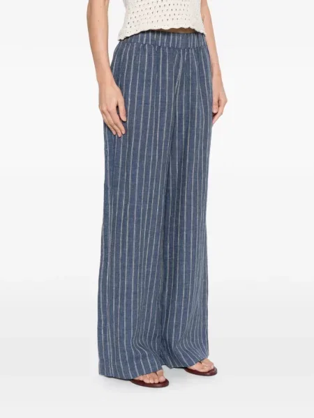 Dryžuotos kelnės Jcsophie mėlyna