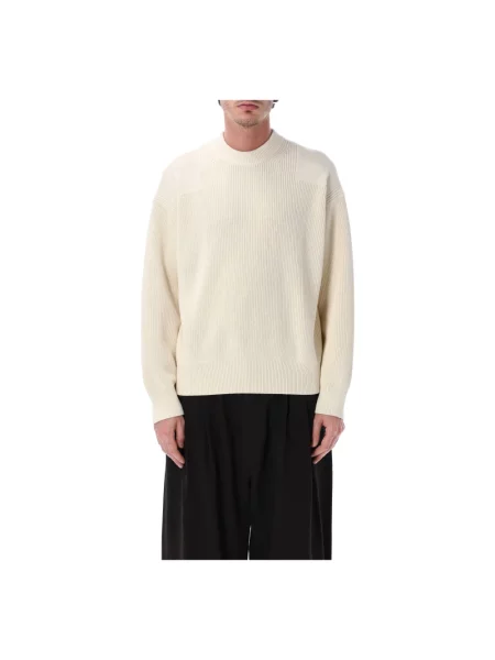 Sweter Studio Nicholson wełniany beżowy