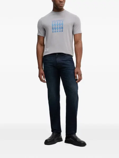Tricou Karl Lagerfeld cu imagine gri