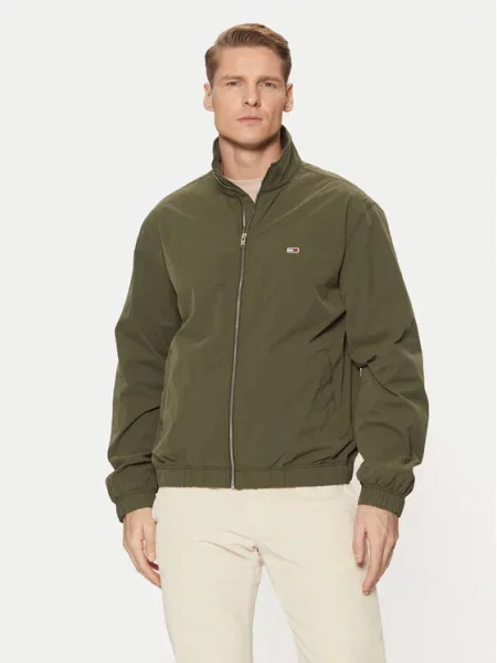 Prehodna jakna Tommy Jeans zelena
