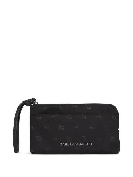 Pénztárca Karl Lagerfeld fekete