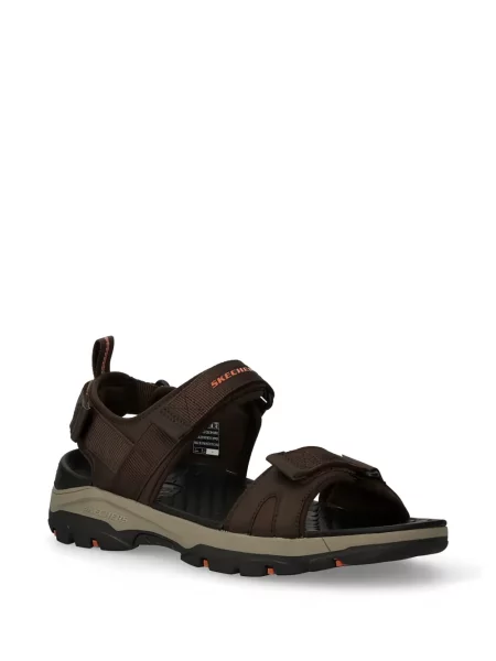 Sandale Skechers cu autograf maro
