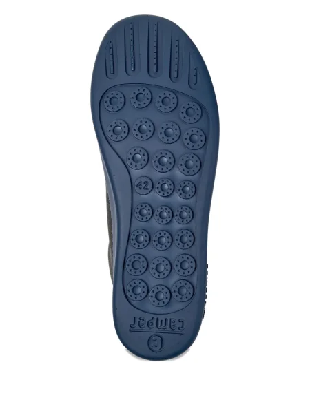 Sneakerși Camper cu șireturi din piele de căprioară gri
