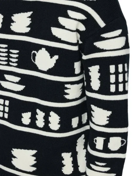 Pulover Jw Anderson cu decolteu rotund negru