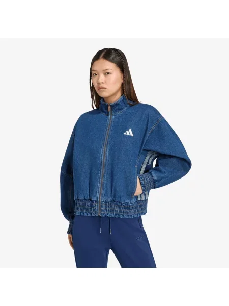 Bunda adidas Stadium Washed Denim Loose Fit Jacket Preloved Ink S