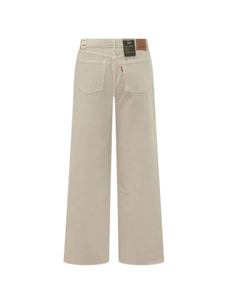 Decupat gulerat blugi Levi's® cu talie înaltă albastru
