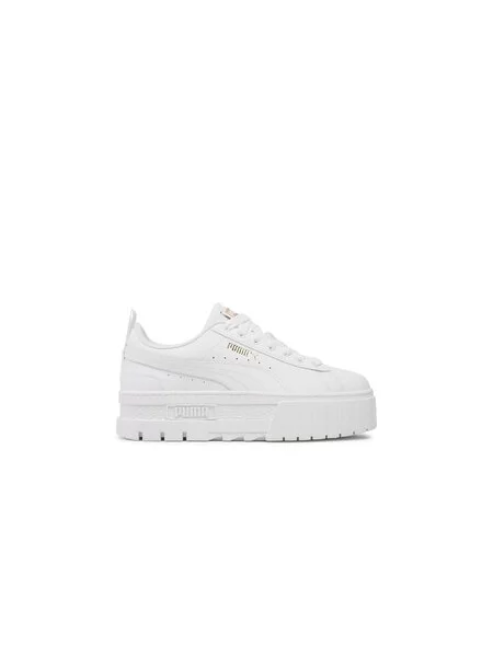 Puma Sneakersy Mayze Lth Jr bílá
