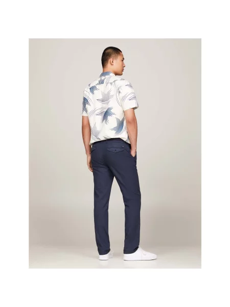 Pantaloni chino Tommy Hilfiger albastru