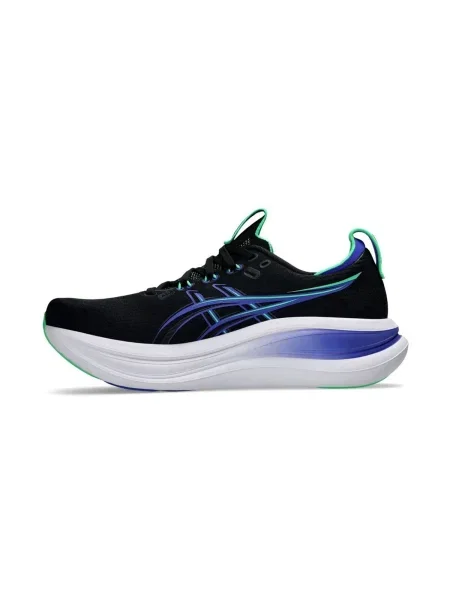 Pánske bežecké topánky ASICS Gel-Nimbus 28 black/cobalt burst čierna