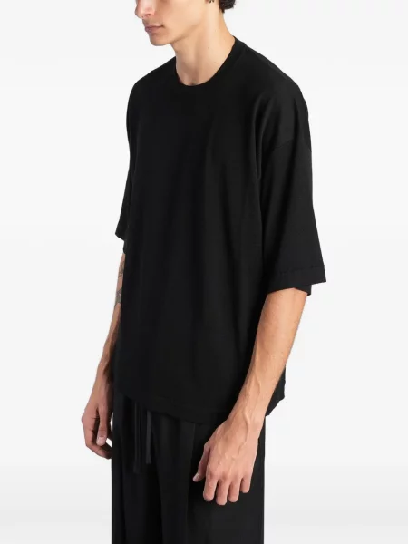 Tricou Barena cu decolteu rotund negru