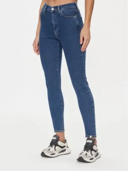 Tommy Jeans Blugi Sylvia Skinny Fit albastru