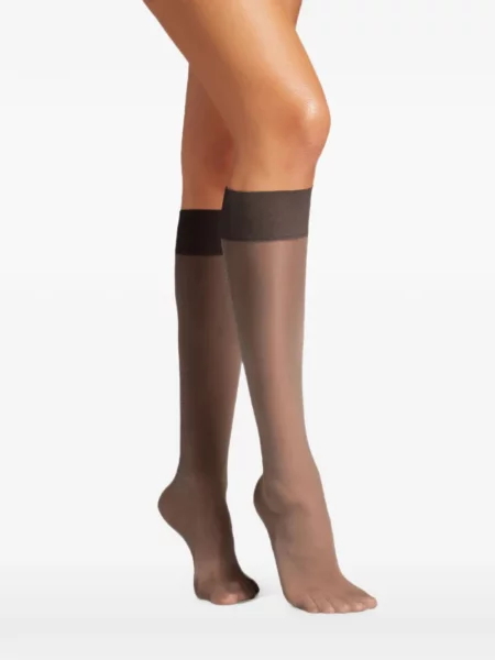 Șosete Wolford din satin negru