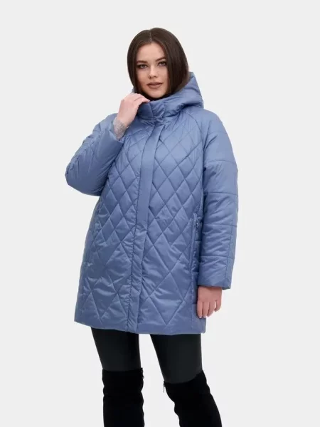Демісезонна куртка City Fashion Classic блакитний синя