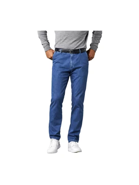 Jeansy Meyer niebieskie